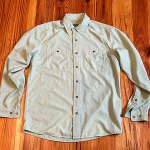 Orvis Long Sleeve Button Down Shirt, Insect Shield Repellent Apparel, size M